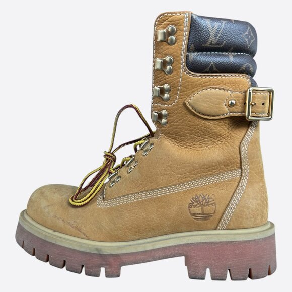 Louis Vuitton Timberland Wheat & Brown Monogram Ranger Boots main image 5